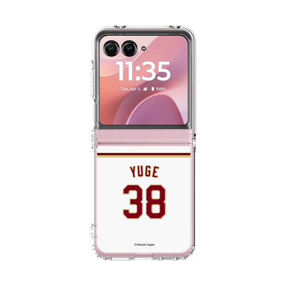 クリアケース［ 楽天イーグルス - #38 Yuge - ホーム ］