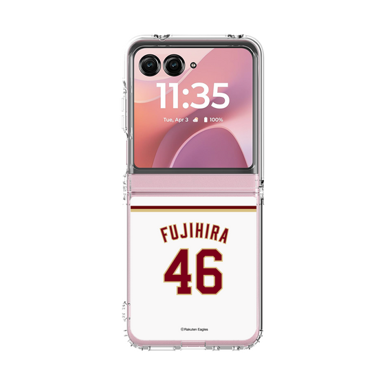 クリアケース［ 楽天イーグルス - #46 Fujihira - ホーム ］
