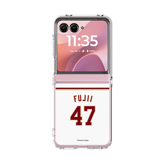 クリアケース［ 楽天イーグルス - #47 Fujii - ホーム ］