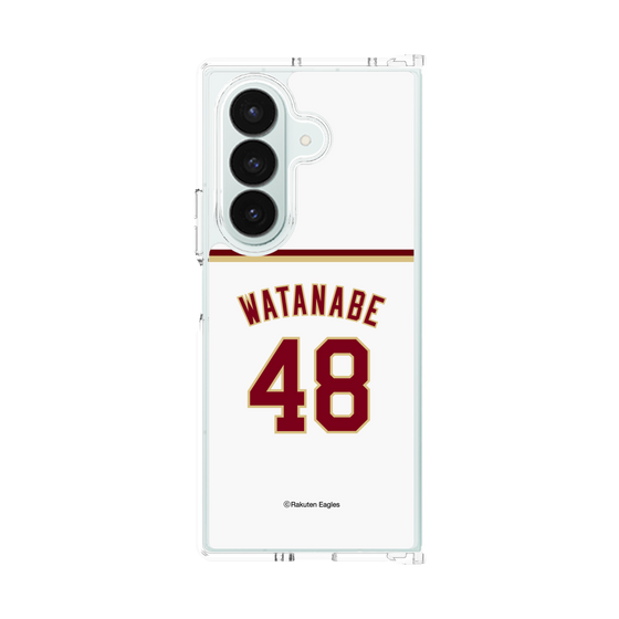 クリアケース［ 楽天イーグルス - #48 Watanabe - ホーム ］