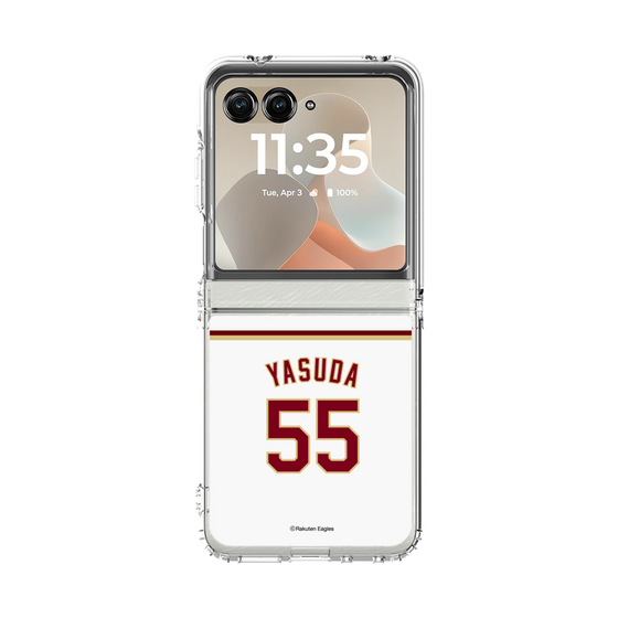 クリアケース［ 楽天イーグルス - #55 Yasuda - ホーム ］