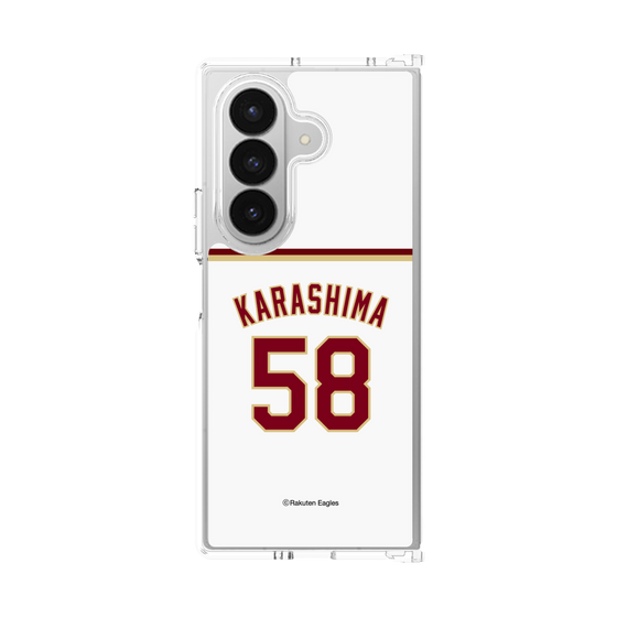 クリアケース［ 楽天イーグルス - #58 Karashima - ホーム ］