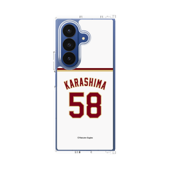 クリアケース［ 楽天イーグルス - #58 Karashima - ホーム ］