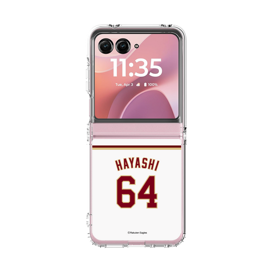 クリアケース［ 楽天イーグルス - #64 Hayashi - ホーム ］