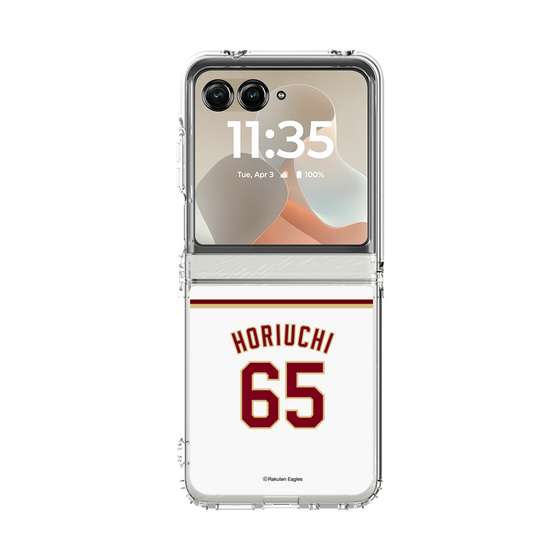 クリアケース［ 楽天イーグルス - #65 Horiuchi - ホーム ］