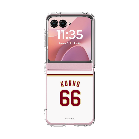 クリアケース［ 楽天イーグルス - #66 Konno - ホーム ］