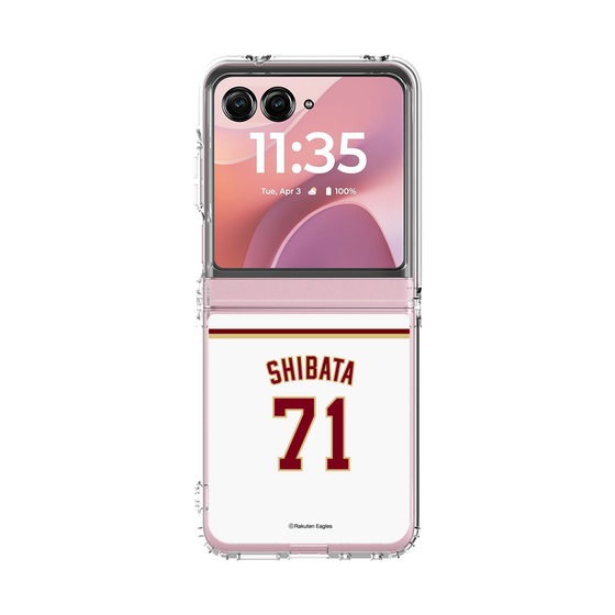 クリアケース［ 楽天イーグルス - #71 Shibata - ホーム ］
