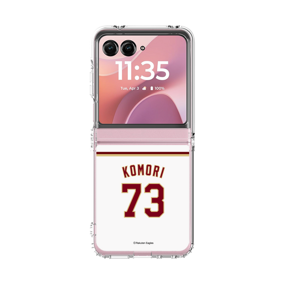 クリアケース［ 楽天イーグルス - #73 Komori - ホーム ］