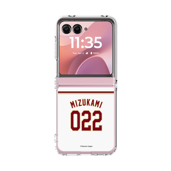 クリアケース［ 楽天イーグルス - #022 Mizukami - ホーム ］