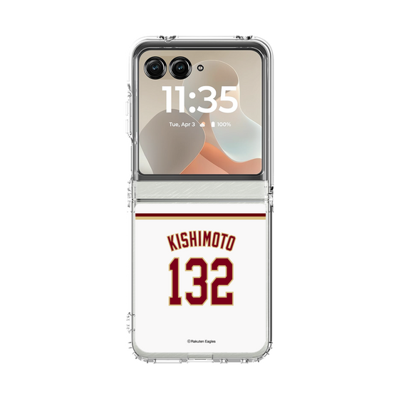 クリアケース［ 楽天イーグルス - #132 Kishimoto - ホーム ］