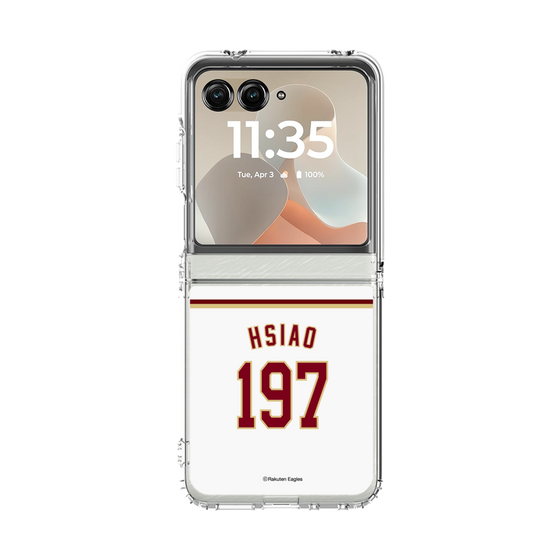 クリアケース［ 楽天イーグルス - #197 Hsiao - ホーム ］