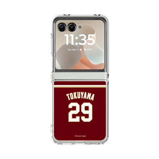 クリアケース［ 楽天イーグルス - #29 Tokuyama - ビジター ］