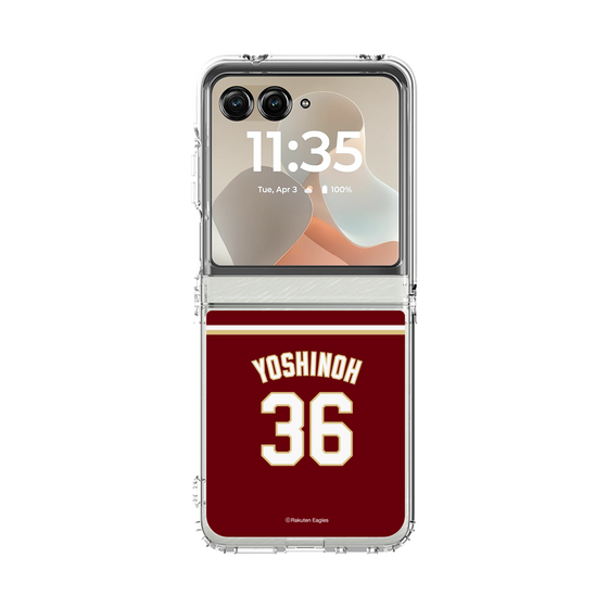 クリアケース［ 楽天イーグルス - #36 Yoshinoh - ビジター ］