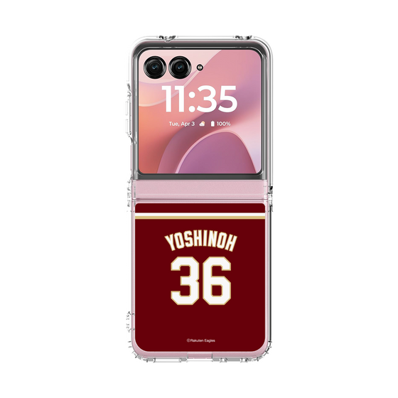 クリアケース［ 楽天イーグルス - #36 Yoshinoh - ビジター ］