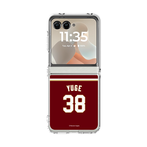 クリアケース［ 楽天イーグルス - #38 Yuge - ビジター ］
