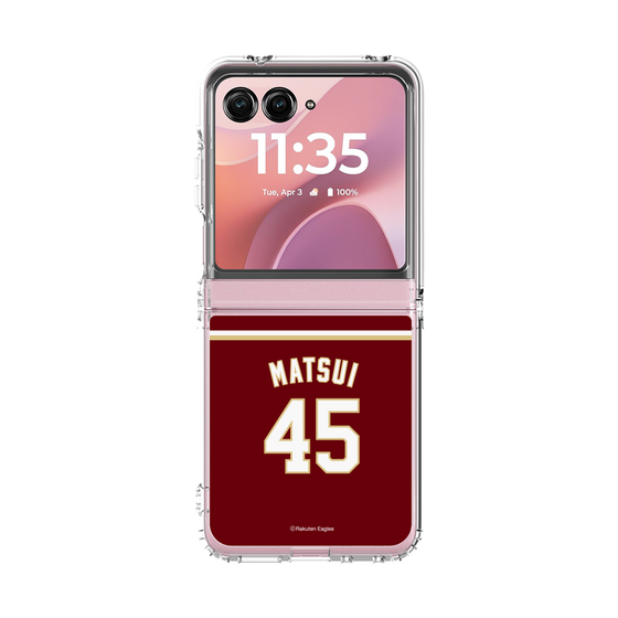クリアケース［ 楽天イーグルス - #45 Matsui - ビジター ］