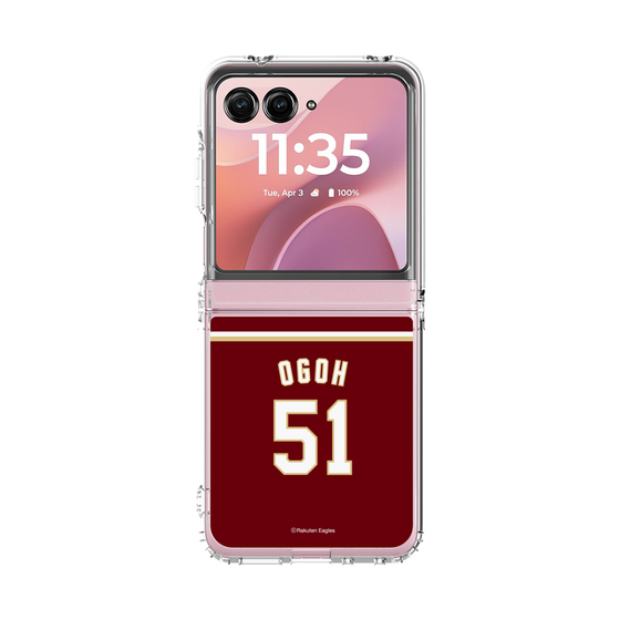 クリアケース［ 楽天イーグルス - #51 Ogoh - ビジター ］