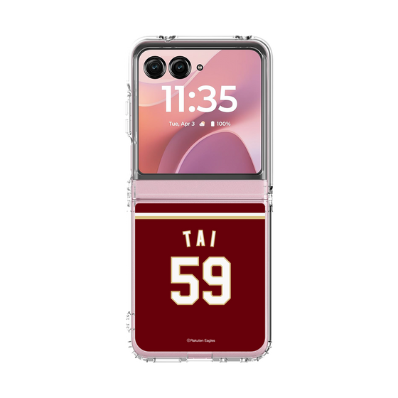 クリアケース［ 楽天イーグルス - #59 Tai - ビジター ］