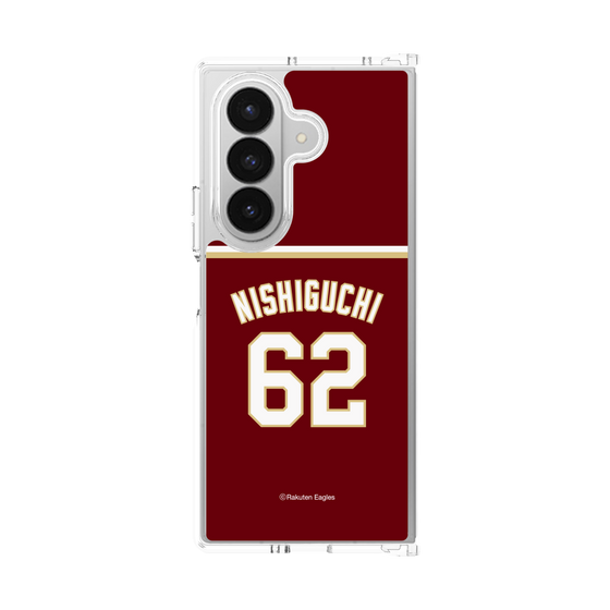 クリアケース［ 楽天イーグルス - #62 Nishiguchi - ビジター ］