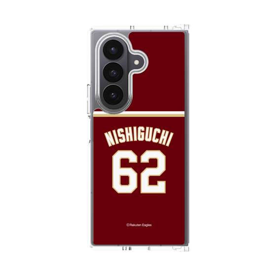 クリアケース［ 楽天イーグルス - #62 Nishiguchi - ビジター ］