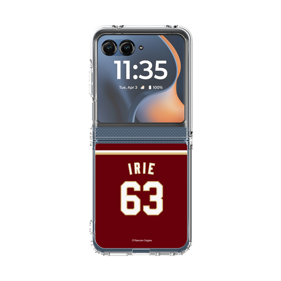 クリアケース［ 楽天イーグルス - #63 Irie - ビジター ］