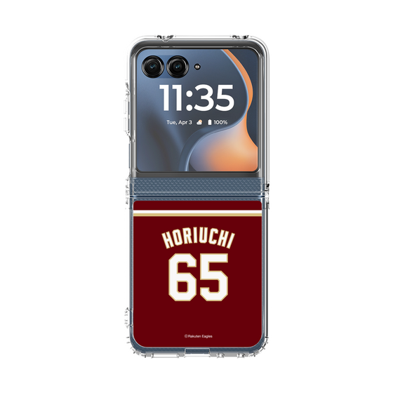 クリアケース［ 楽天イーグルス - #65 Horiuchi - ビジター ］