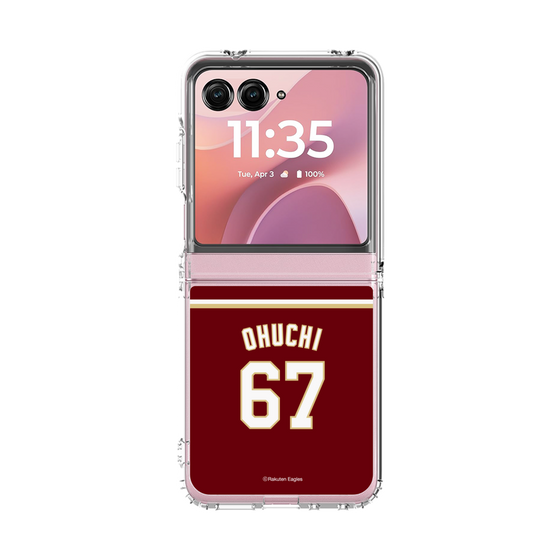 クリアケース［ 楽天イーグルス - #67 Ohuchi - ビジター ］