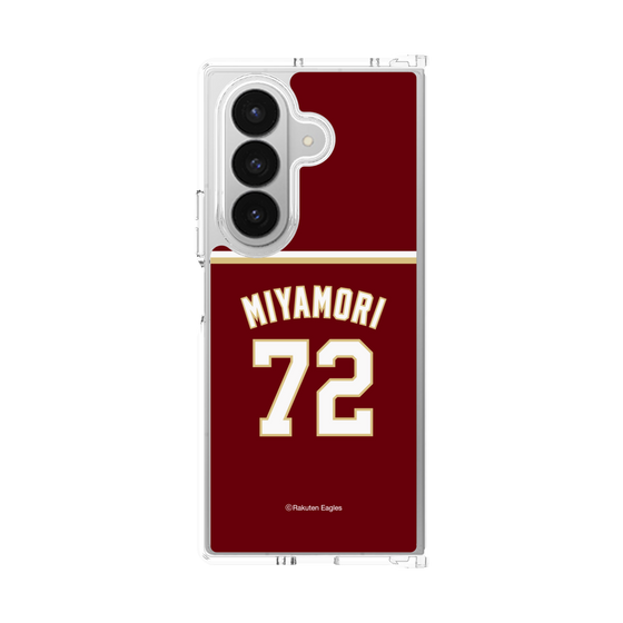 クリアケース［ 楽天イーグルス - #72 Miyamori - ビジター ］