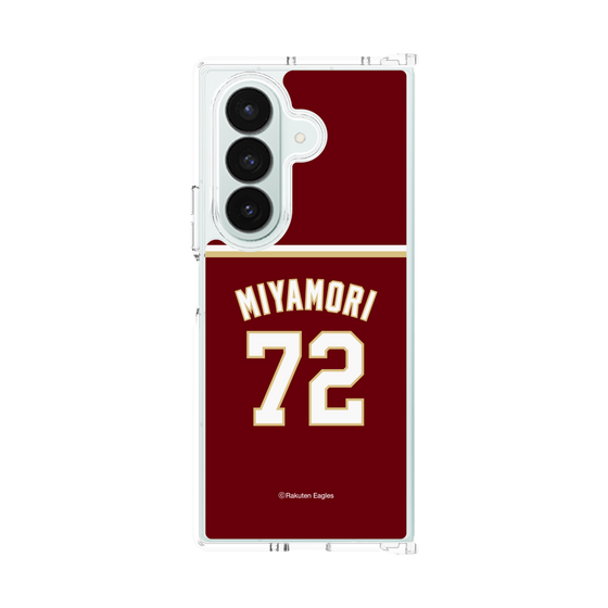 クリアケース［ 楽天イーグルス - #72 Miyamori - ビジター ］