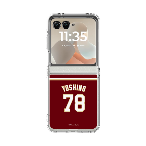 クリアケース［ 楽天イーグルス - #78 Yoshino - ビジター ］