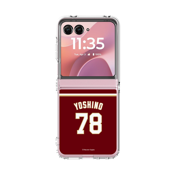 クリアケース［ 楽天イーグルス - #78 Yoshino - ビジター ］