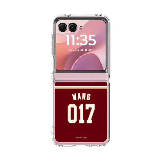 クリアケース［ 楽天イーグルス - #0117 Wang - ビジター ］