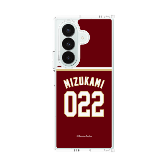 クリアケース［ 楽天イーグルス - #022 Mizukami - ビジター ］