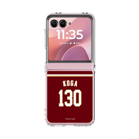 クリアケース［ 楽天イーグルス - #130 Koga - ビジター ］
