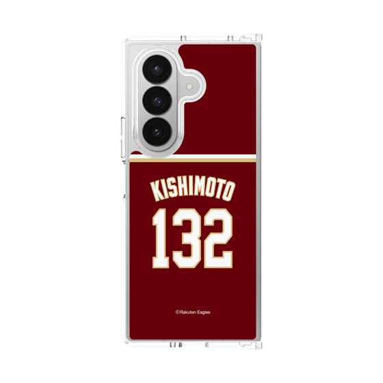 クリアケース［ 楽天イーグルス - #132 Kishimoto - ビジター ］