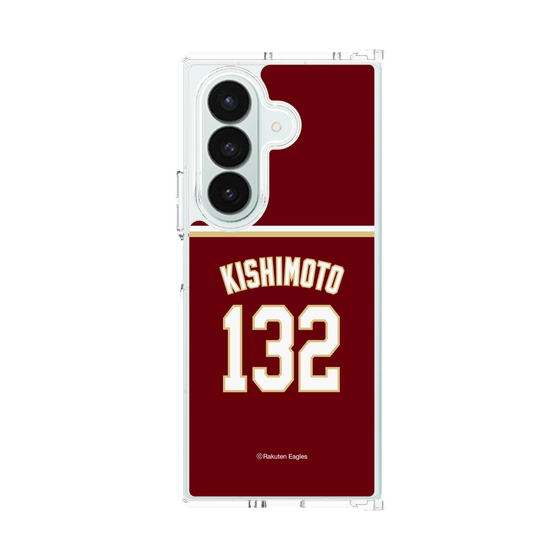 クリアケース［ 楽天イーグルス - #132 Kishimoto - ビジター ］