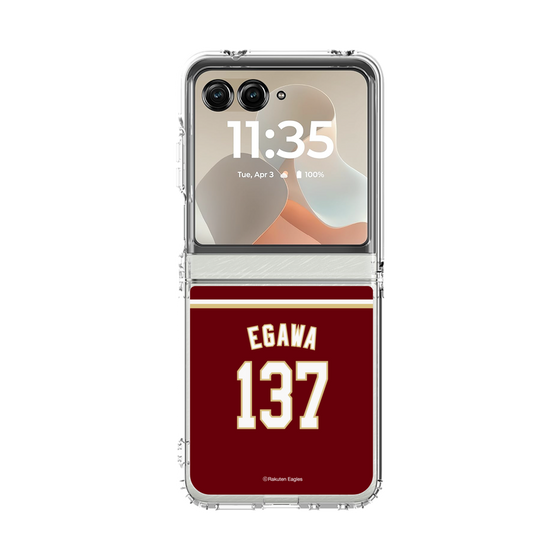 クリアケース［ 楽天イーグルス - #137 Egawa - ビジター ］