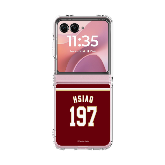 クリアケース［ 楽天イーグルス - #197 Hsiao - ビジター ］