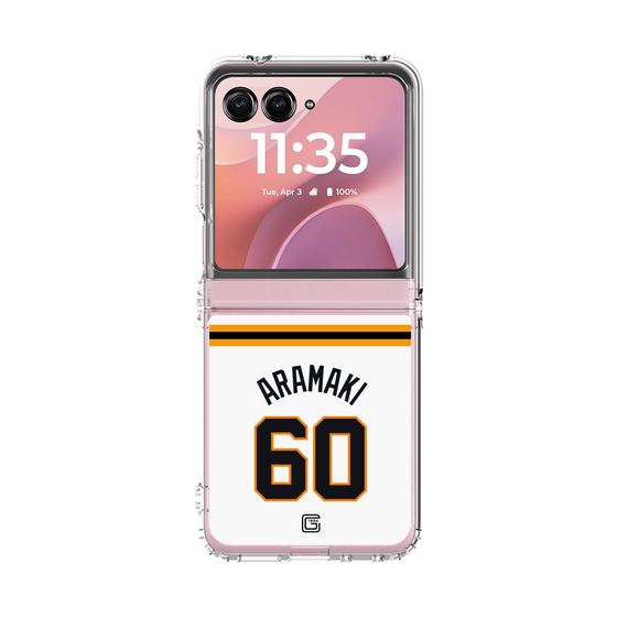 クリアケース［ 読売ジャイアンツ - #60 ARAMAKI - ホーム ］