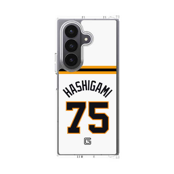 クリアケース［ 読売ジャイアンツ - #75 HASHIGAMI - ホーム ］