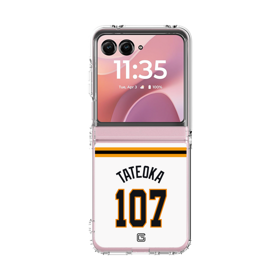 クリアケース［ 読売ジャイアンツ - #107 TATEOKA - ホーム ］