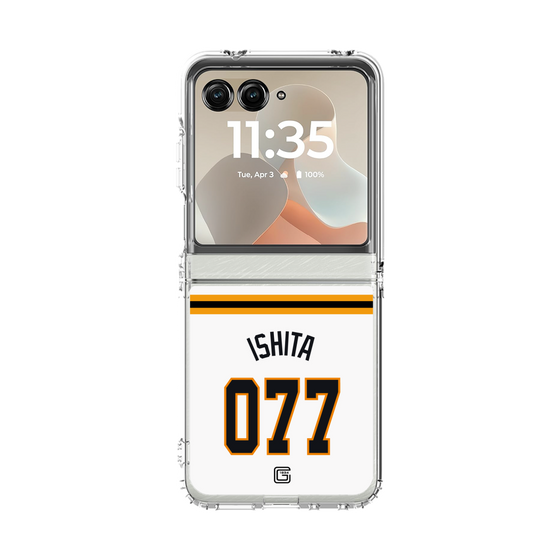 クリアケース［ 読売ジャイアンツ - #077 ISHITA - ホーム ］