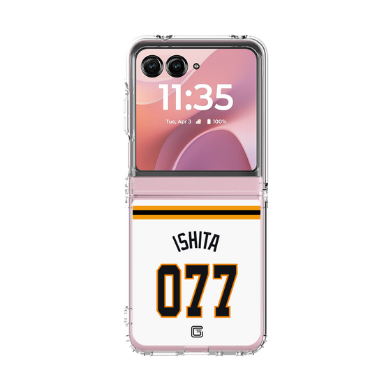 クリアケース［ 読売ジャイアンツ - #077 ISHITA - ホーム ］