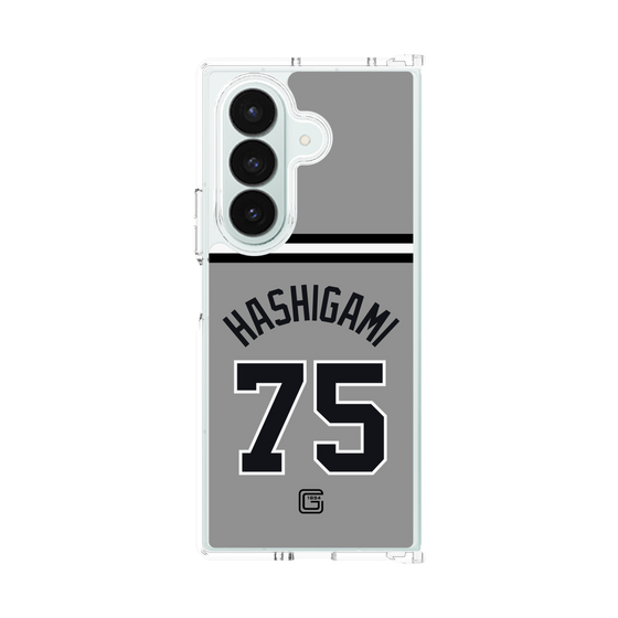 クリアケース［ 読売ジャイアンツ - #75 HASHIGAMI - ビジター ］