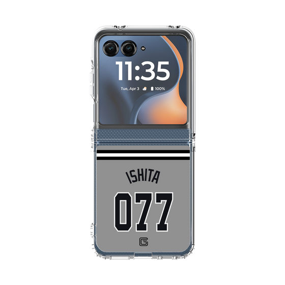 クリアケース［ 読売ジャイアンツ - #077 ISHITA - ビジター ］