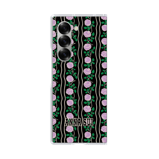 クリアケース［ ANNA SUI - ROSE STRIPE ］