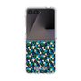 クリアケース［ ANNA SUI - HEARTS VINE - BLUE ］
