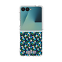 クリアケース［ ANNA SUI - HEARTS VINE - BLUE ］