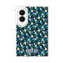 クリアケース［ ANNA SUI - HEARTS VINE - BLUE ］