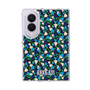 クリアケース［ ANNA SUI - HEARTS VINE - BLUE ］